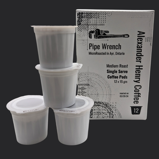 Pipe Wrench Single Serve Coffee Pods
