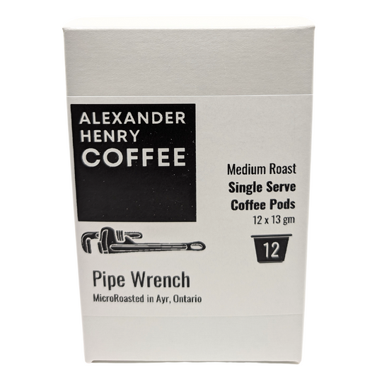 Pipe Wrench Single Serve Coffee Pods